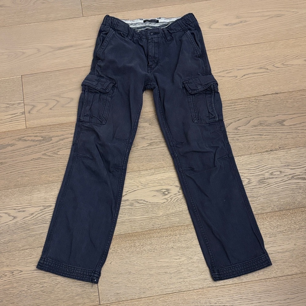 Scotch & Soda Navy Kids Cargo Trousers